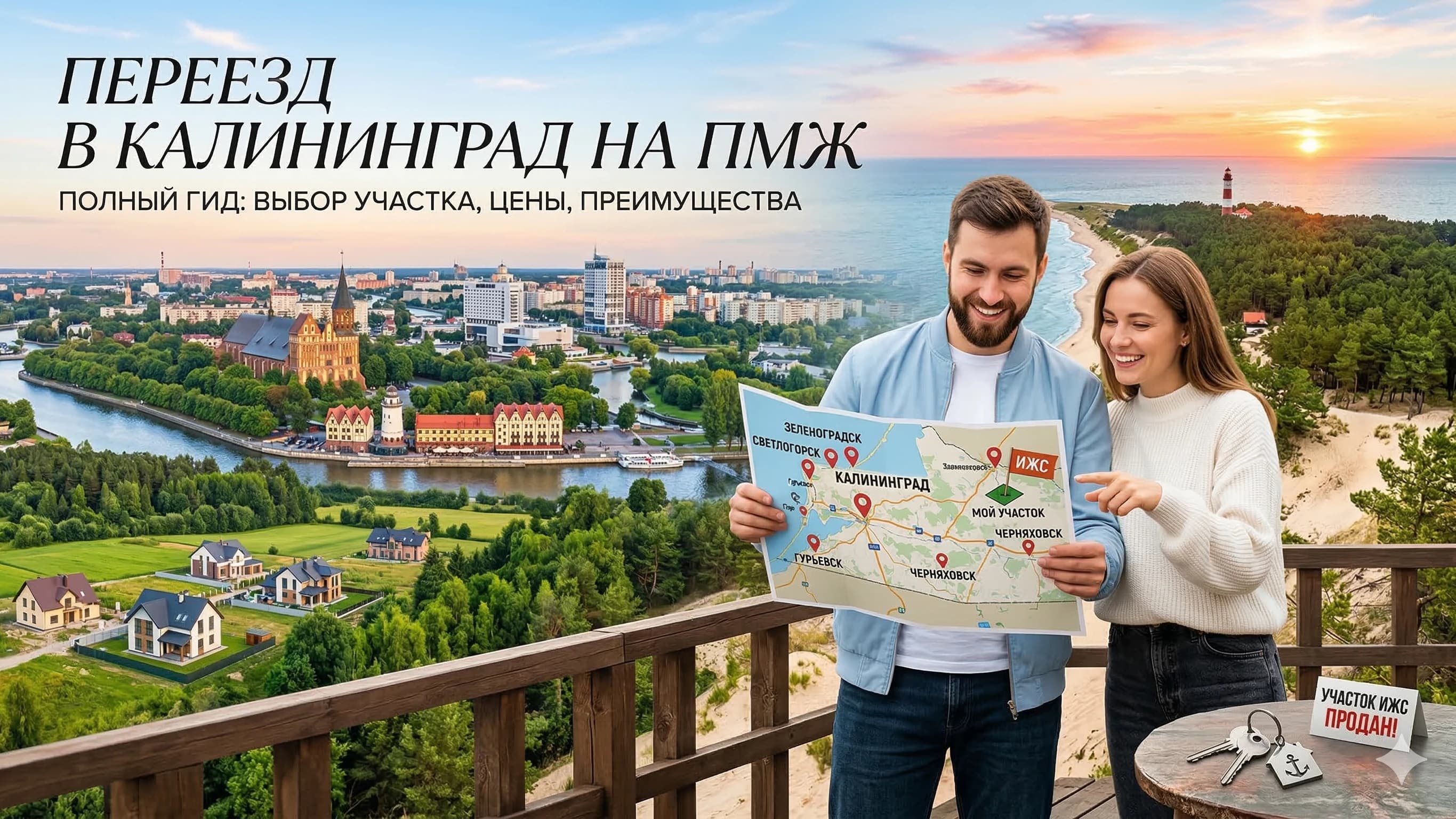 Переезд в Калининград на ПМЖ: где искать участок и дом